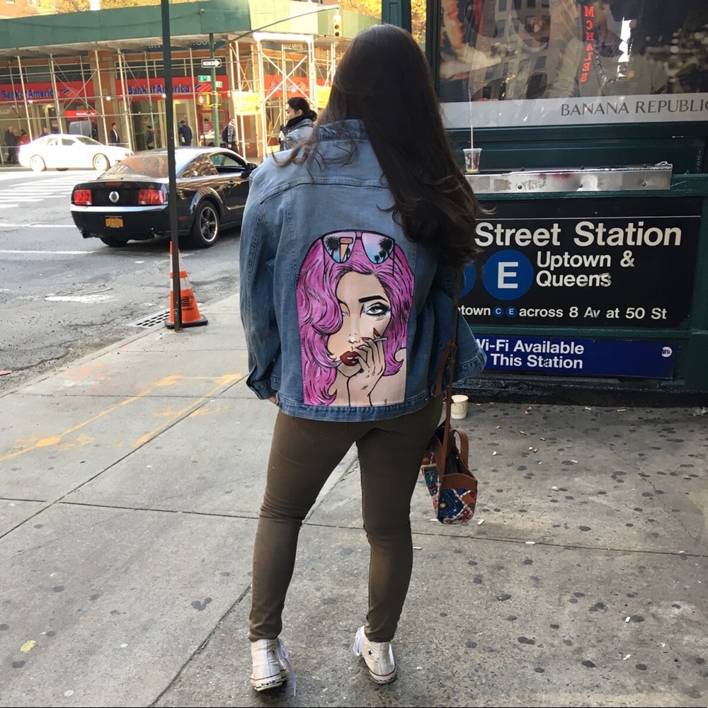 Levi’s handpainted jacket